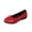 #01 Red, variant on Womens Shoes Fall Casual Comfy Slip on Shoes Women Versatile Round Toe Solid Color Womens Flats 7.5