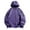 Purple, variant on BADHUB Men's UPF 50+ Sun Protection Light Jacket Long Sleeve Zip Off Hoodie Running Fishing Outdoor UV Shirt on Clearance Gray,M