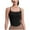 Black, variant on Yoga Tops for Women Summer Scoop Neck Sleeveless Camisoles Skinny Stretch Breathable Workout Tank Tops
