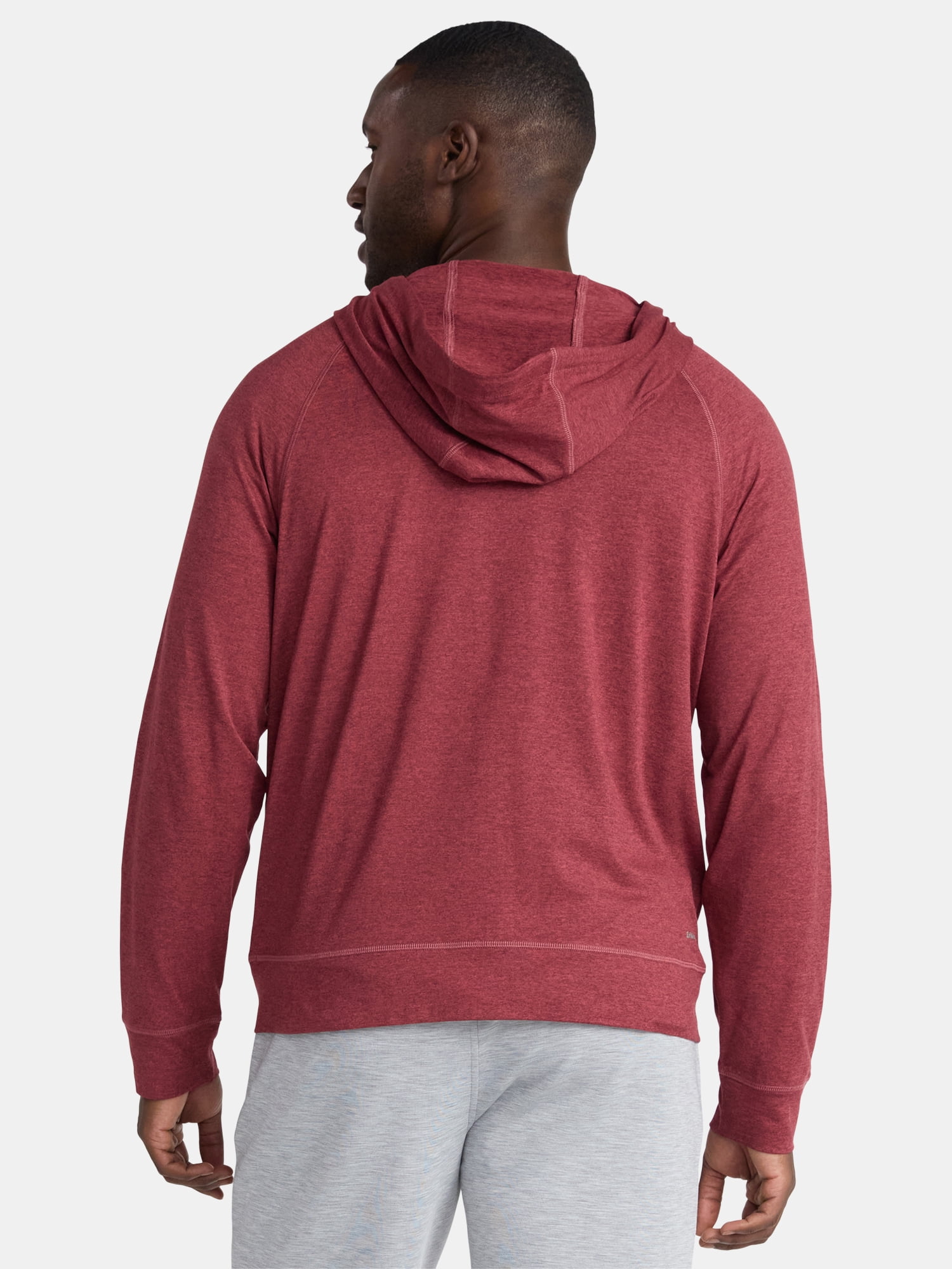 Athletic Works Men's and Big Men's ButterCore Soft Full Zip Hoodie, Sizes S-3XL