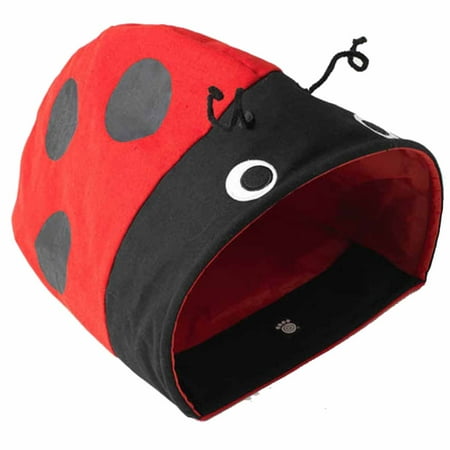 UPC: 0844534021656 | Crinkle Cat Cave – Ladybug – One Size