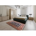 thumbnail image 4 of Ahgly Company Indoor Round Mid-Century Modern Camel Brown Oriental Area Rugs, 4' Round, 4 of 6
