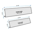 thumbnail image 3 of Printtoo Personalized Desk Name Plate Pretty Floral Custom Acrylic Office Desk Name Plate Accessory 2x10 Inches, 3 of 5