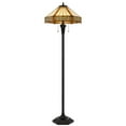 thumbnail image 5 of Cal Lighting 60W X 2 Metal/Resin Tiffany Table Lamp With Pull Chain Switches, 5 of 6