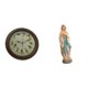thumbnail image 1 of Elegante Y Robusto Reloj Redondo Con Alarma De Canto De Pájaros Para Comedor, Decoración De Bodas, Escultura Bendita De Resina, Estatua De Jesús., 1 of 7