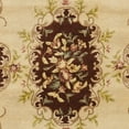 thumbnail image 3 of SAFAVIEH Bergama Drummond Oriental Wool Area Rug, Ivory/Rust, 4' x 6', 3 of 4