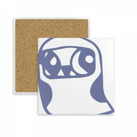 

Cute Heart-shaped Bird Protect Animal Pet Square Coaster Cup Mat Mug Subplate Holder Insulation Stone