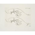 thumbnail image 2 of Félix Bracquemond 24x20 Black Ornate Framed Double Matted Museum Art Print Titled: Oval Vegetable. (1866 - 1878), 2 of 5
