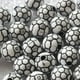 thumbnail image 3 of 60 cuentas acrílicas de 10 mm con forma de balón de fútbol, kit para hacer joyas para niños, collares, pulseras y accesorios (un color), 3 of 7