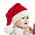 thumbnail image 4 of UHGANN Under $5 Christmas Hats, Santa Hat for Kids/Baby Unisex Warm Comfort Red Velvet Holiday Xmas Hat for New Year Festive Party Decoration, 4 of 9