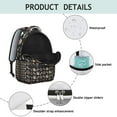 thumbnail image 4 of Paw Prints and Bones Backpack for School,Cute School Bag,Schoolbag with Adjustable Shoulder Straps & Padded Back,15.3"x11"x7.1".﻿, 4 of 6
