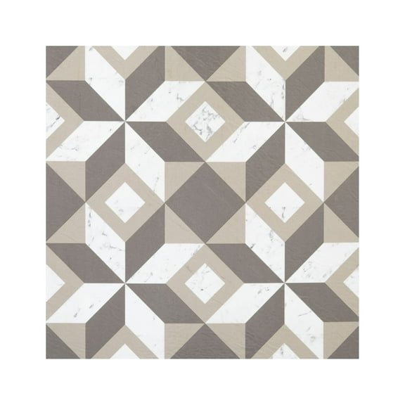 Retro Elegance 12x12 Self Adhesive Vinyl Floor Tile - Prism Marble - 20 Tiles/20 sq. ft.