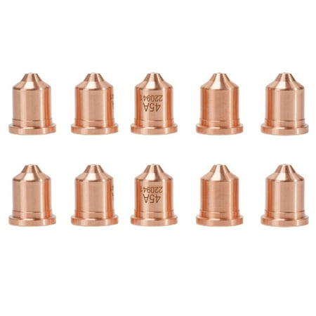 

10 Pcs 220941 45A Nozzle Tips Fit for PMX 45XP Plasma Cutting Torch Consumable