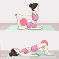 thumbnail image 3 of Mini Yoga Pilates Ball for Stability Exercise Training Gym Anti Burst and Slip Resistant Balls, 3 of 5