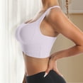 thumbnail image 6 of Yijfswar Women's Sports Bras Wirefree Low Impact Workout Bras Breathable Yoga Sport Bras for Everyday & Sleep, Size XS, 6 of 9