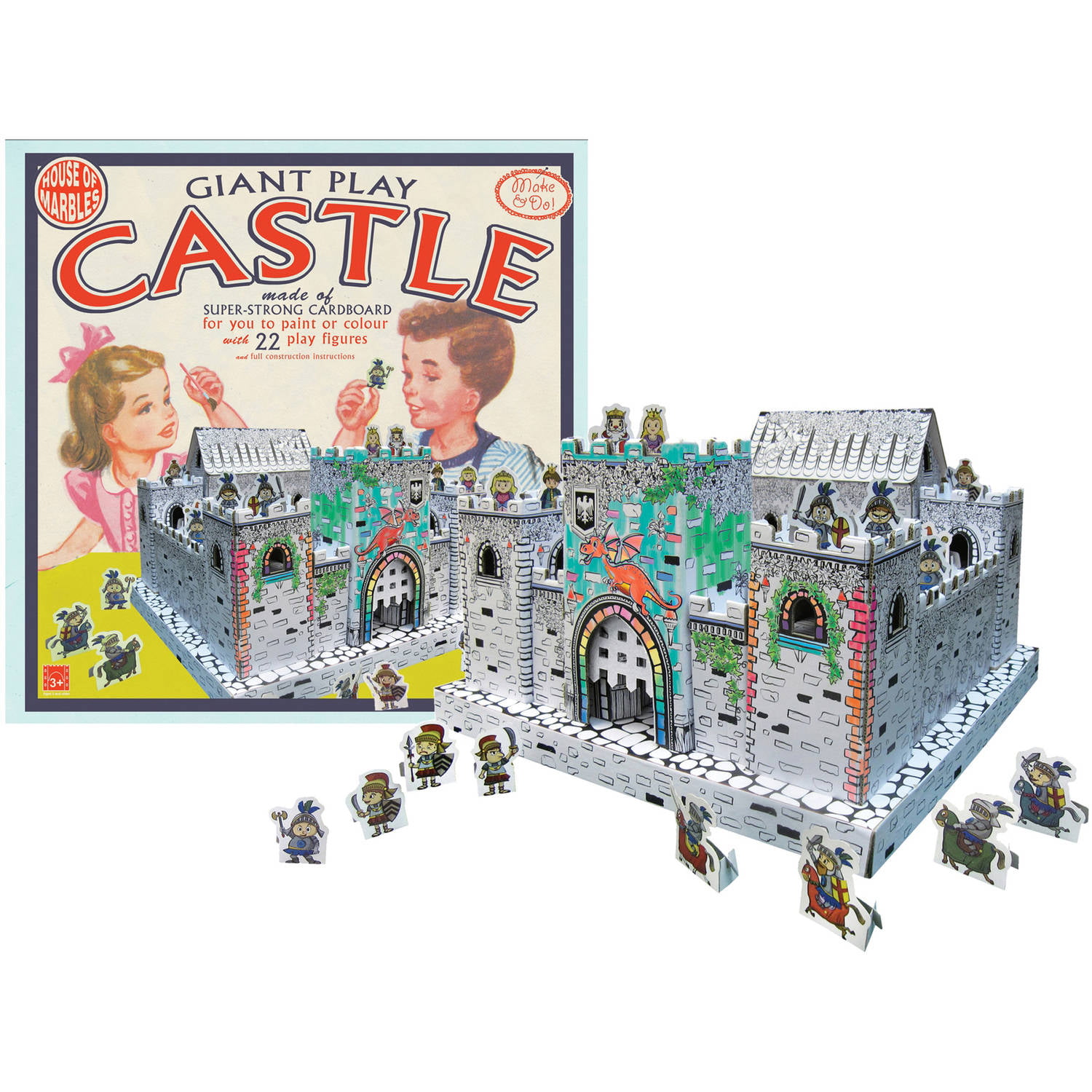 Cardboard Castle using Makedo 
