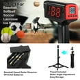 thumbnail image 3 of CureCalor Baseball Radar Gun, LED+LCD Large Display, Speed Sensors with Adjustable Tripod, 3 of 10