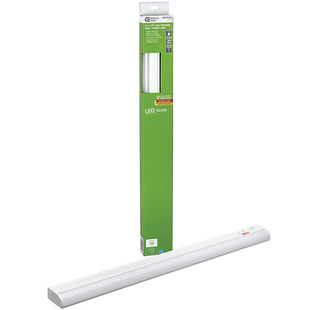 Commercial Electric 24 in. LED Under Light Plugin 700 Lumens