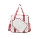 thumbnail image 4 of Bolso de bola de pepinillo, bolso de mano para raqueta de Pickleball, bolso de hombro, bolso de transporte, bolso cruzado, bolso ligero para raqueta rojo, 4 of 8