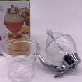thumbnail image 2 of ACDANC 2026 New Honey Dispenser No Drip Glass with Stainless Steel Top - Syrup Dispenser Glass - Beautiful Honey Pot - Honey Jar with Stand for Kitchen,Home,Breakfast,Tea,Coffee,Dining, 2 of 4