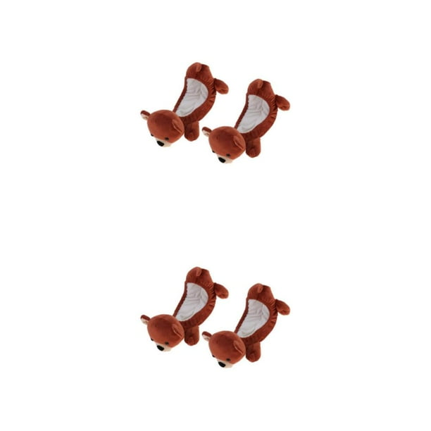 Qarigey Figuras de hockey sobre hielo con diseño de animales Oso 2piezas
