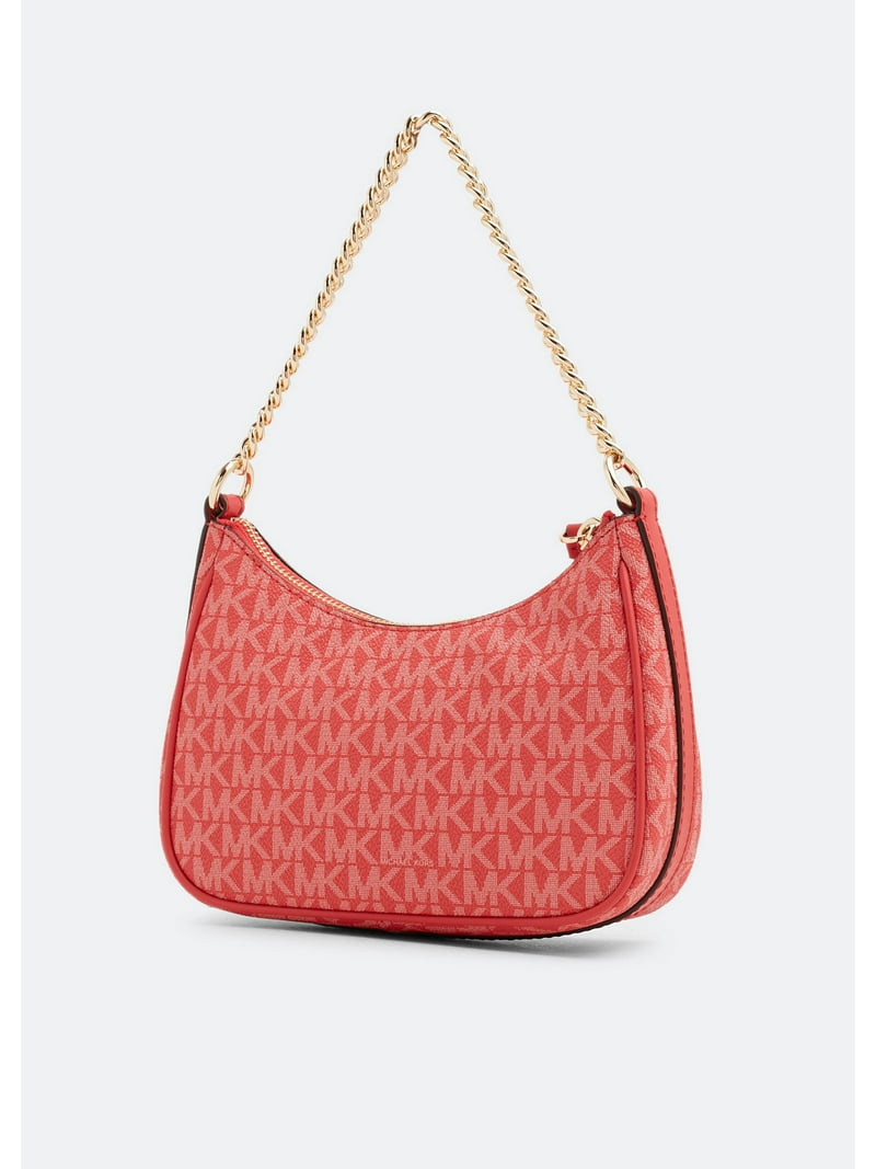MICHAEL Michael Kors Jet Set Charm Small Logo Pochette - CRIMSON