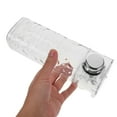 thumbnail image 5 of Raindrops Silver Wall Mounted Soap Dispenser for Bathroom with No Drill Installation and Leakproof Feature, 5 of 8