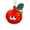 thumbnail image 2 of Cute Apple Worm Plush Keychain,Pull-Out Soft Fruit Bag Charm for Valentine鈥橲 Gift,Hidden Surprise Compartment,Detachable Caterpillar Ornament for Backpacks Keychains,Apple Keychain Decorations, 2 of 9