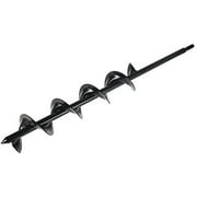 findmall Auger Drill Bit, Earth Auger Bit, 24 Inch Length 3 Inch Width Repid Planter, Yard Gardening Planting Bulbs Auger, Post or Umbrella Hole Digger for 3/8 Inch Hex Drive Drill