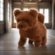 thumbnail image 4 of Electric plush toy puppy can walk, bark, nod and wag its tail 1-3 pet playhouse children's toys (vertical eared teddy bear [green]), 4 of 4
