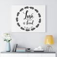 thumbnail image 2 of Scripture Walls Love Is Kind Corinthians 13:4 Bible Verse Canvas Christian Wall Art Ready to Hang Unframed, 2 of 12