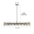 thumbnail image 2 of Holaki 48 Inches Luxury Chandeliers Crystal Living Room Decorative Lights Simple Modern Dining Room LED Lighting,for Home Decor, Includes 48*G4 Bulbs, 2 of 8