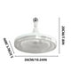 thumbnail image 3 of Ventilador, ventilador de techo, ventilador de escritorio, ventilador portátil E27 espirales de cristal ventilador luz lámpara de araña integrado control remoto inteligente luz de cristal hogar dormit, 3 of 9
