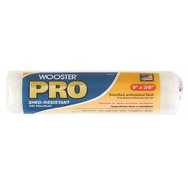 WOOSTER� PRO HIGH DENSITY WOVEN ROLLER COVER, 9 IN. X 3/8 IN. NAP per 6 Each