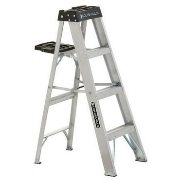 Louisville Ladder 4-Foot Aluminum Step Ladder, Type IA, 300-Pound Load Capacity, AS3004