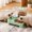 #110Green, variant on Pet Feeder Bowl, Dispenses Food and Water Together, 2-in-1 Cat Dish, Large Capacity Storage and Tip-Proof Non-Slip Base for Kittens, Small Dogs, and Daily Feeding.