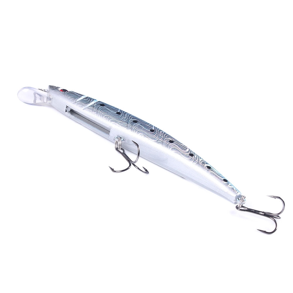 HENGJIA Minnow Fishing Lures Kit with Hooks for Saltwater Freshwater, Lure kit for Trout Bass Salmon Fishing,10PCS