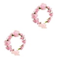 thumbnail image 3 of Jumpingount de flores, decoración para el cabello, colgante nupcial, diadema de boda, mano de obra fina atractiva, guirnalda de cabeza Type1 NO1, 3 of 6