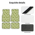 thumbnail image 4 of Vsdgher Lovely Chickens Car Foot Mat Set of 4 Pieces Universal Floor Liner Car Accessories Fits Most Cars, Trucks, Vans, sedans, SUV, 4 of 7