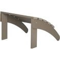 thumbnail image 6 of YANG2 Furniture Adirondack Ottoman Outdoor Patio Footrest 13.5" Inch Folding Footstool for Outdoor Adirondack Chair (Weathered Wood), 6 of 8