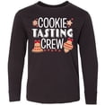 thumbnail image 3 of Inktastic Christmas Cookie Tasting Crew with Holiday Cookies Long Sleeve Youth T-Shirt, 3 of 5