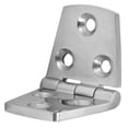 thumbnail image 2 of Bisagra de puerta Bisagras marinas de acero inoxidable 316 pulido espejo de 6 orificios para barco 76x38 mm, 2 of 9