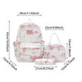 thumbnail image 3 of Ink Wash Pattern Schoolbag for Female College Students Travel Backpack Lightweight Double Shoulder, 3 of 8