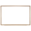 Ghent 48.5" x 72.5" Wood Frame Ceramic Magnetic Whiteboard