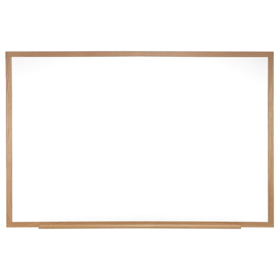 Ghent 24.0" x 36.0" Wood Frame Ceramic Magnetic Whiteboard