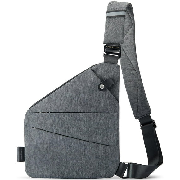Bolsa de viaje WANDER PLUS® Antirrobo con bandolera gris unisex