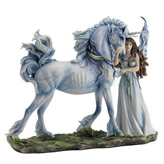 Veronese Design WU76868AA Long Live Magic Fairy & Unicorn Figurine