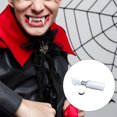 thumbnail image 4 of Vogacara 12 Uds de vampiro Día de Todos los accesorios de diente falso adornos accesorio de mascarada suministros para el hogar regalos cuidado de los oídos tipo 6 Vogacara  CE011457-15B, 4 of 6