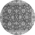 thumbnail image 1 of Ahgly Company Indoor Round Oriental Gray Traditional Area Rugs, 5' Round, 1 of 4