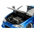 thumbnail image 3 of 1995 Mitsubishi Eclipse "Bride" Blue "JDM Tuners" 1/24 Diecast Model Car by Jada, 3 of 4